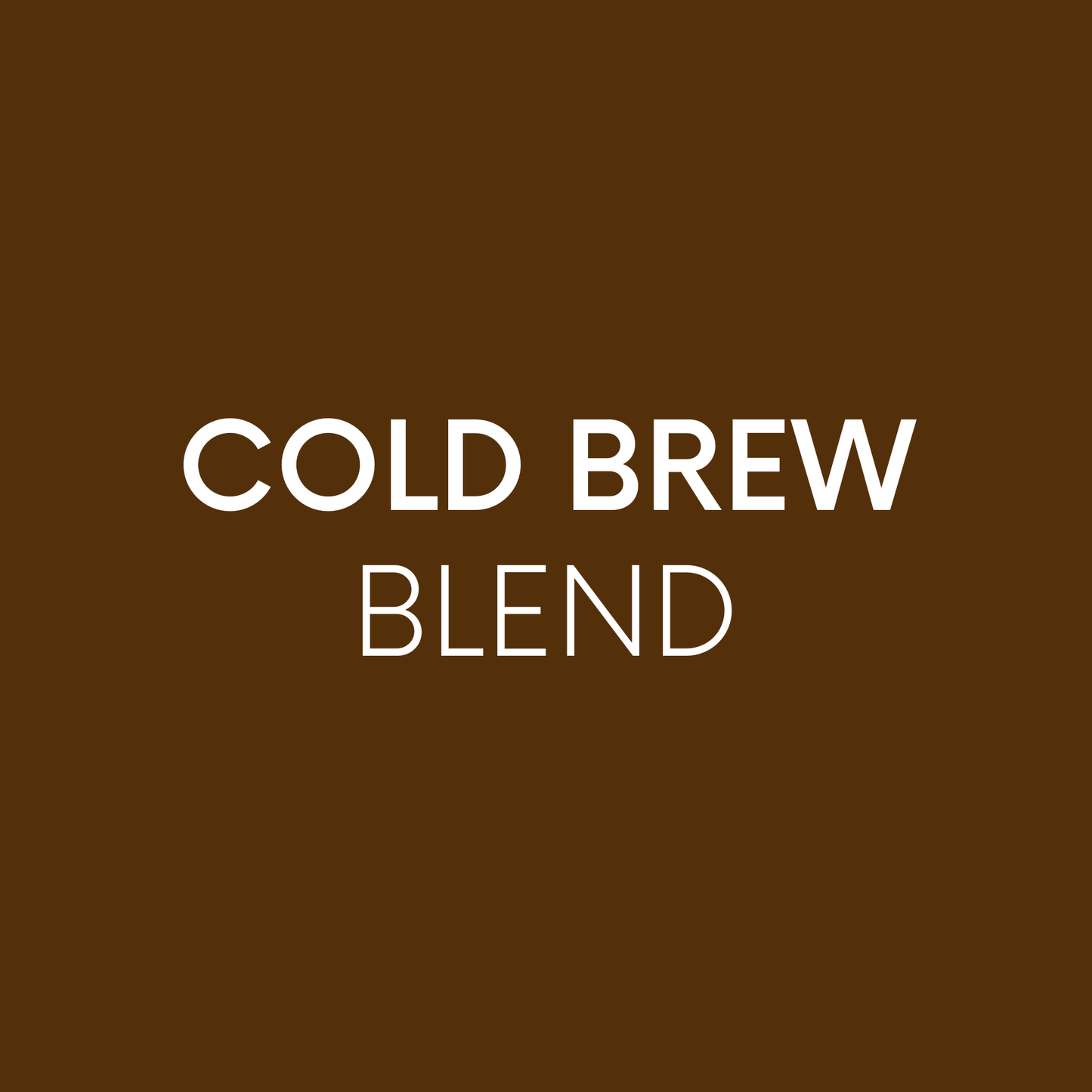 Wholesale Coldbrew Blend